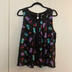 Elle / blouse / Size: XL / black / floral
